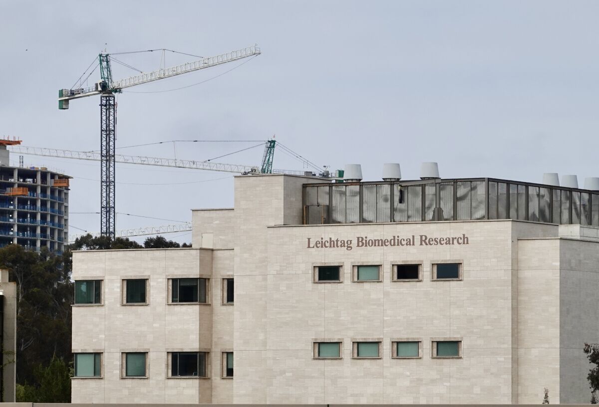 A fire occurred the morning of June 12 at the Leichtag Biomedical Research Building at UC San Diego in La Jolla.