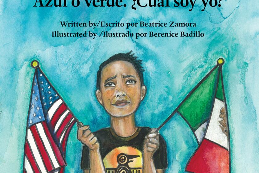 Bookcover of Am I Blue or Am I Green? by Beatrice Zamora. Illustration by Berenice Badillo. Edited by Tolteca Press in San Diego, California, July 16, 2021.