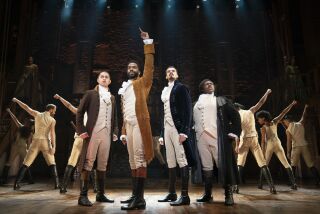 The national touring production of Broadway's "Hamilton."