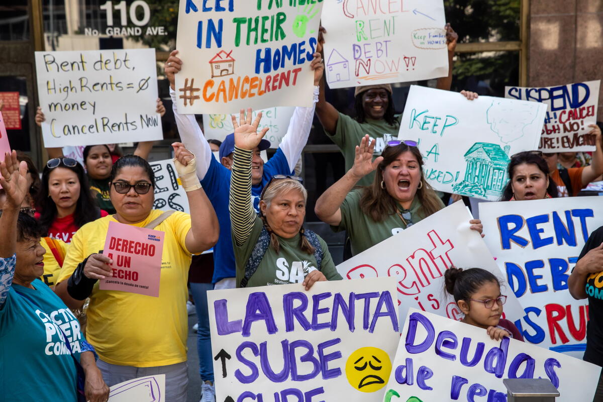 Overdue Rent People What to know for Tuesday's deadline to pay unpaid rent from the start ...