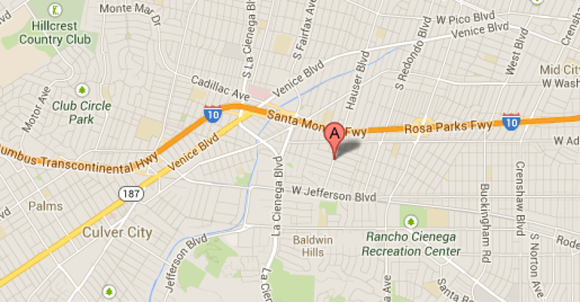 West Adams Los Angeles Map Man, boy wounded in West Adams shooting, LAPD says   Los Angeles Times