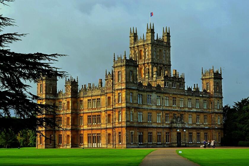 Highclere Castle, the stand-in for the fictional "Downton Abbey," is hosting a Christmas gala this year.