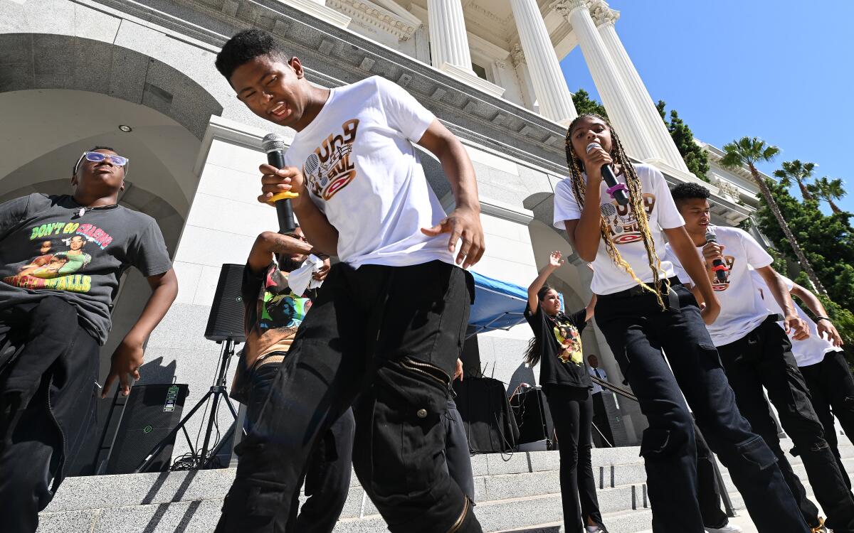 MRB performs at the Capitol in Sacramento