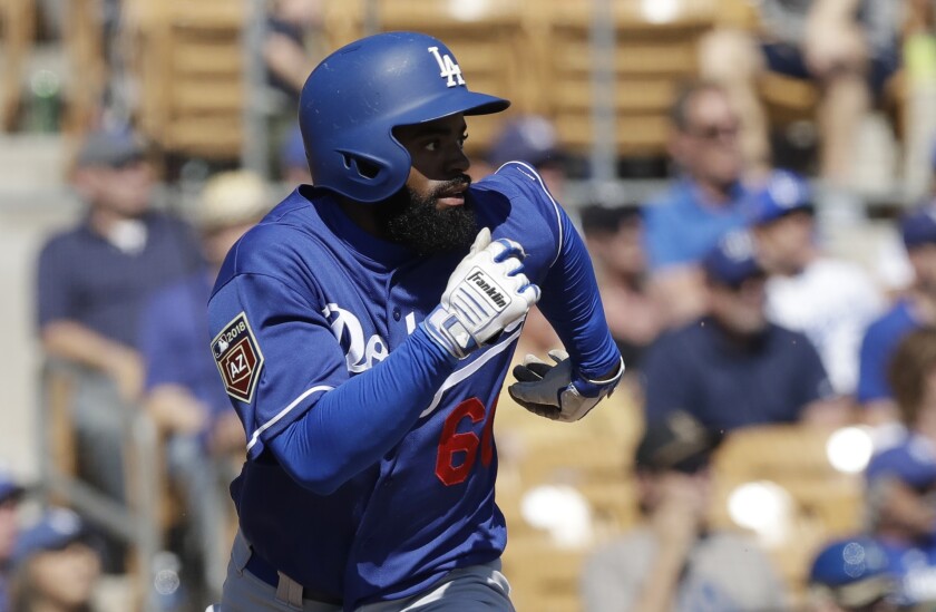 Andrew Toles in 2018