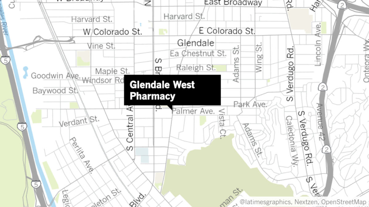 Glendale West Pharmacy, located in the 1100 block of South Glendale Avenue, was broken into by a burglar who ran away from police officers on June 15.