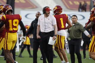 Los Angeles, CA - November 04: USC Trojans defensive coordinator Alex Grinch.