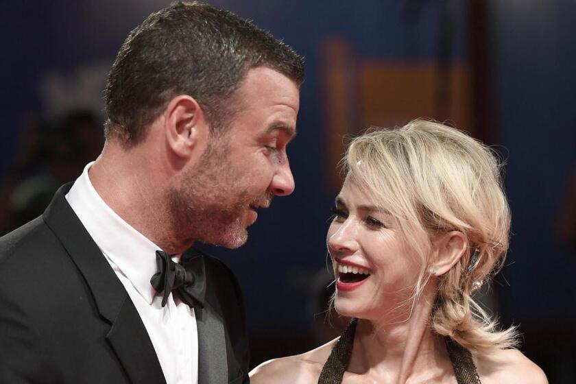 Liev Schreiber and Naomi Watts at the Venice Film Festival premiere of "The Bleeder" on Sept.2.
