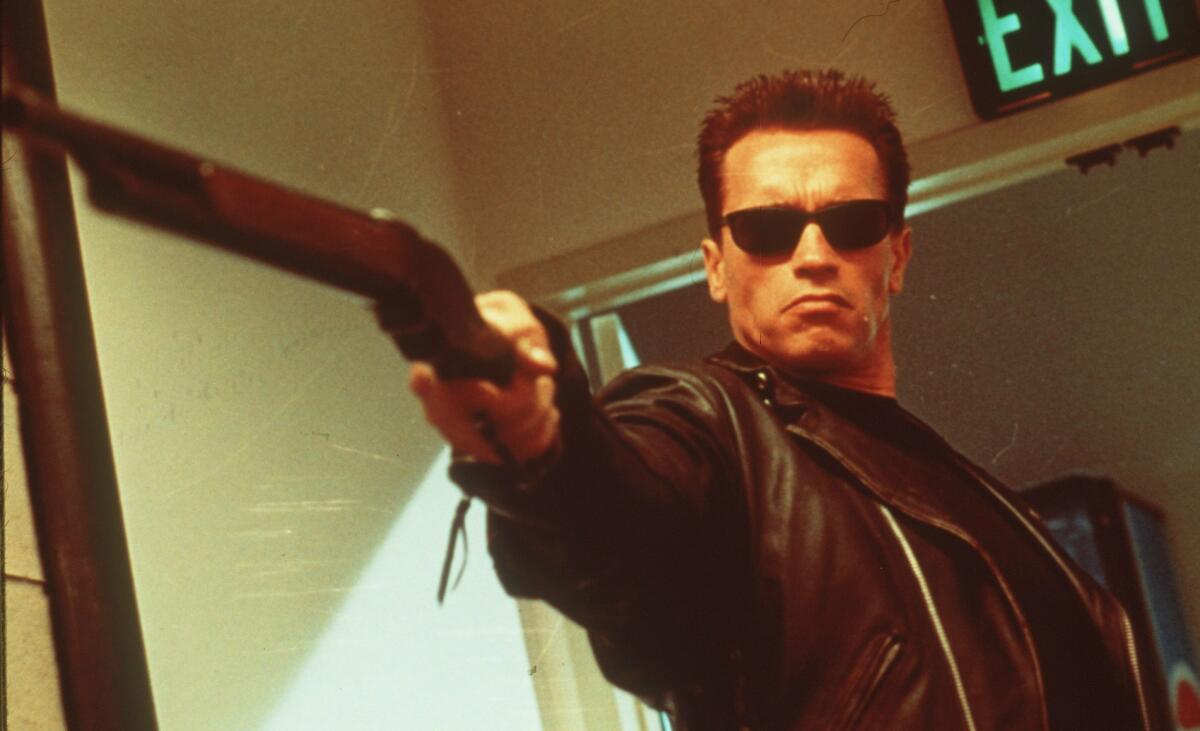 Arnold Schwarzenegger in 1991's "Terminator 2: Judgment Day." (Artisan Home Entertainment)