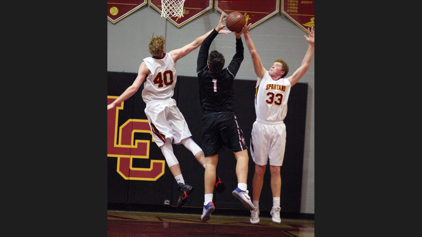 Photo Gallery: La Cañada wins second round of CIF playoff boys' basketball against San Clemente