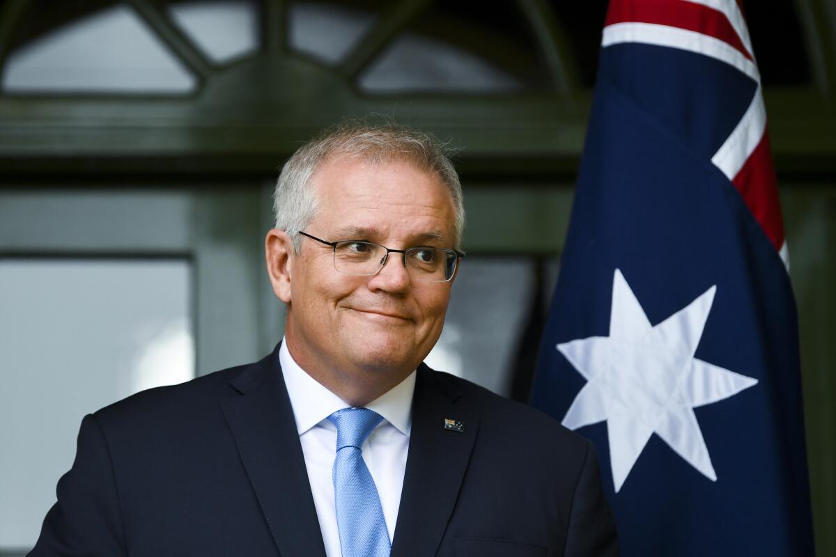 Australian Prime Minister Scott Morrison