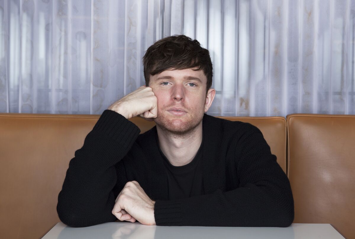 FILE - This Jan. 16, 2019 file photo shows James Blake posing for a portrait at the SLS Hotel in Los Angeles. After reevaluating friendships and emotions during the pandemic, Blake channeled his reflections into a 12-track LP, his fifth studio album. "Friends That Break Your Heart" is out today. (Photo by Rebecca Cabage/Invision/AP, File)
