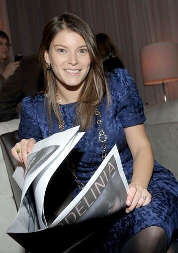 "Top Chef" judge Gail Simmons attends Mercedes-Benz Fashion Week.