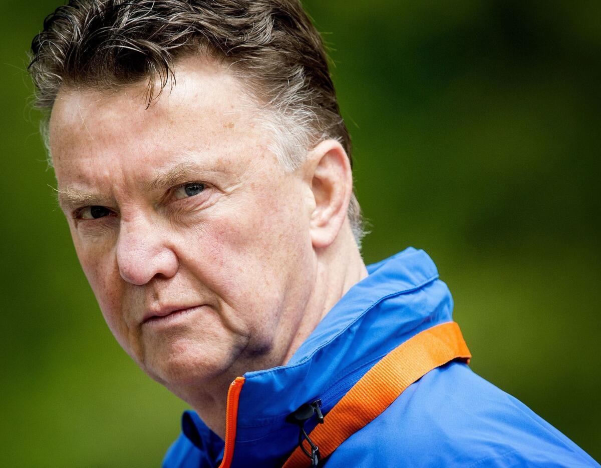 Louis van Gaal is the new coach of Manchester United.