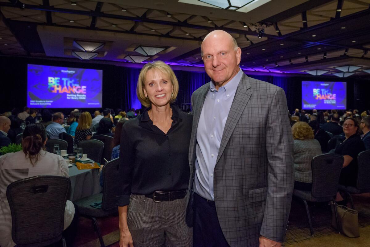 Steve and Connie Ballmer in 2017