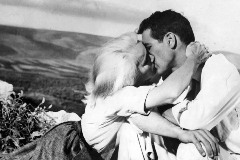 Eva Marie Saint and Paul Newman in "Exodus"