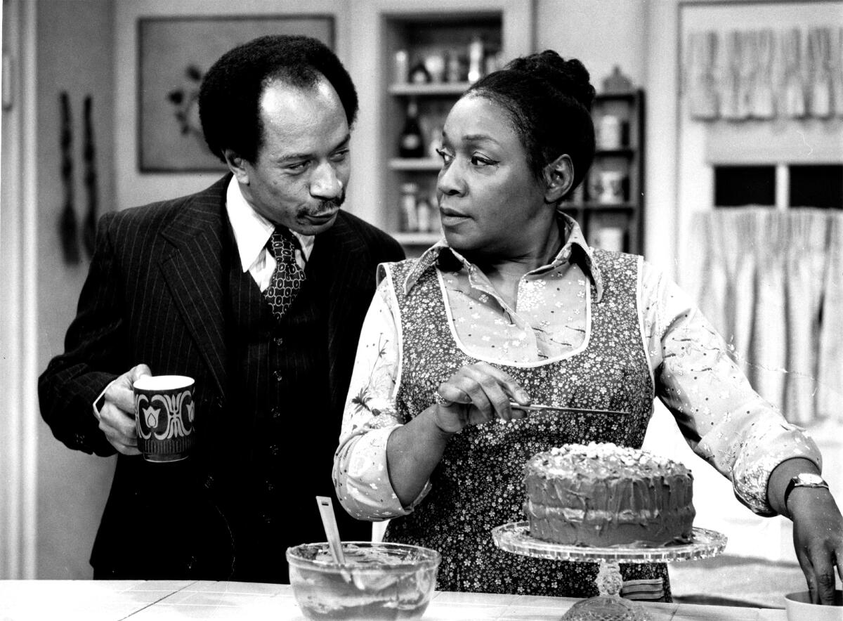 Sherman Hemsley and Isabel Sanford in "The Jeffersons."