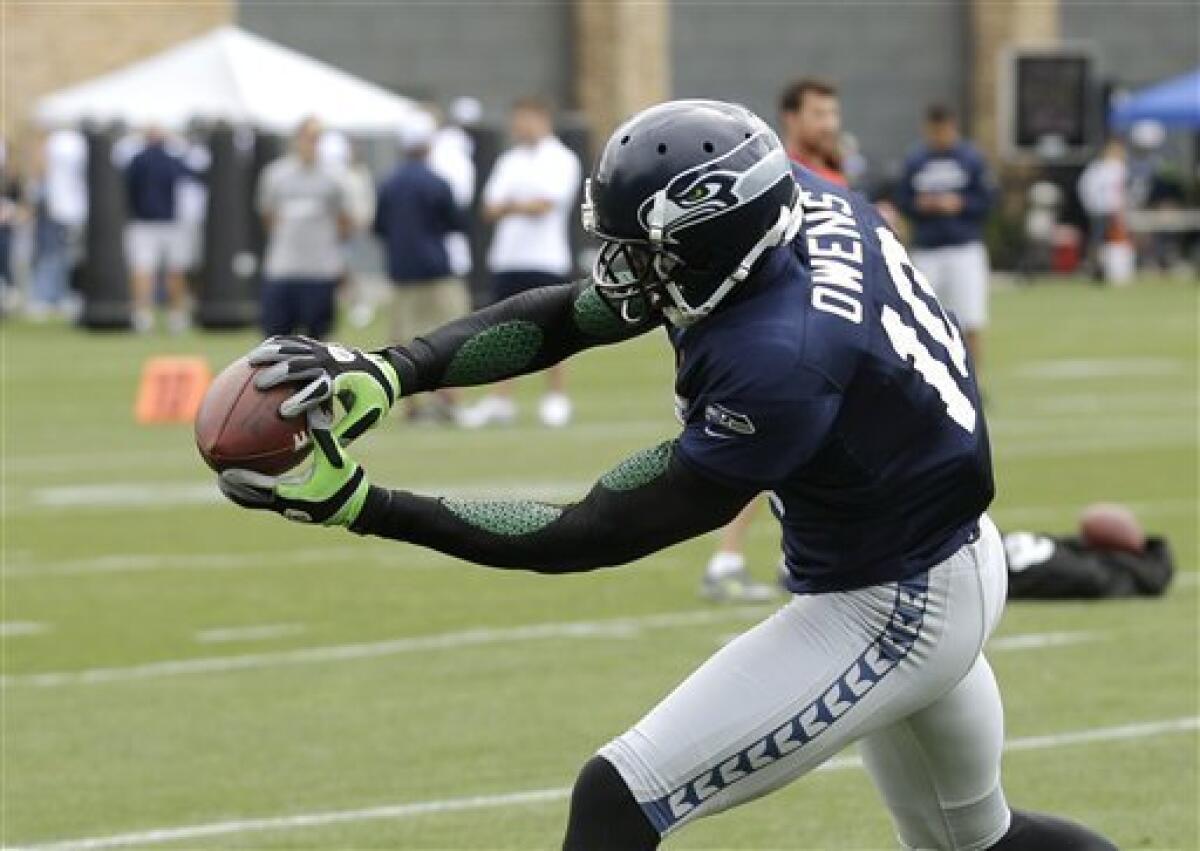 Owens takes part in 1st practice with Seahawks - The San Diego Union-Tribune