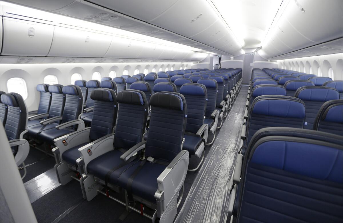 A rejected amendment would have blocked airlines from further reducing the "size, width, padding, and pitch" of seats, passengers' legroom and the width of aisles.