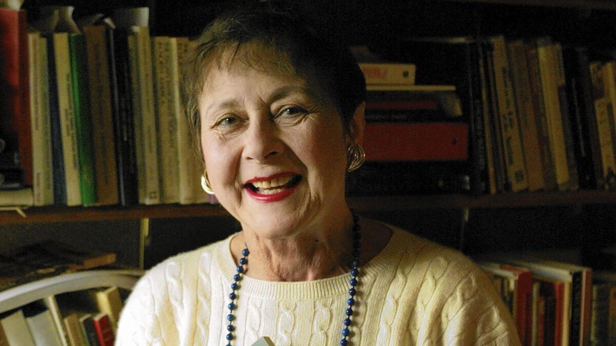 Historian Gloria Ricci Lothrop, shown at her Pasadena home in 2005.