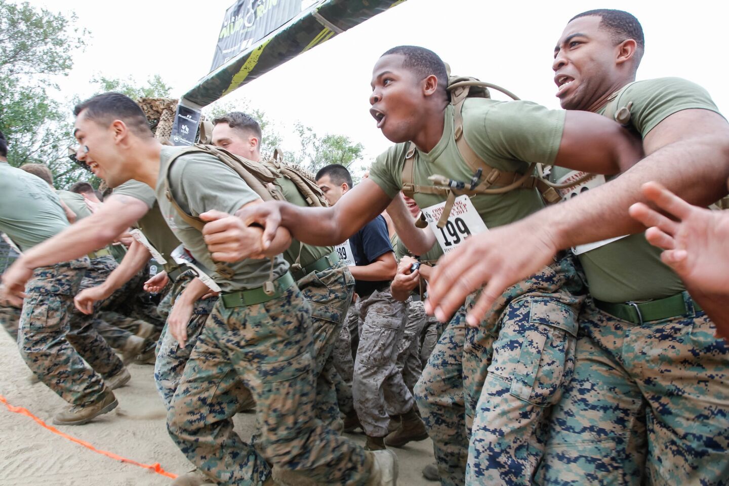 SPOTTED 6/9/17 Marine Corps Mud Run Pacific San Diego