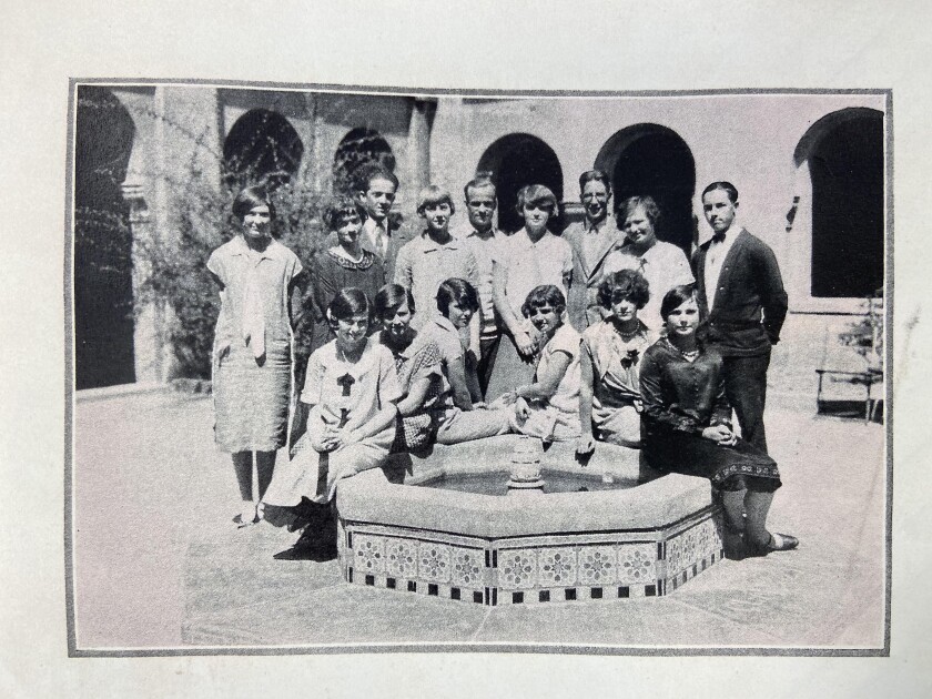 This fountain was a class gift from the THS Class of 1925.