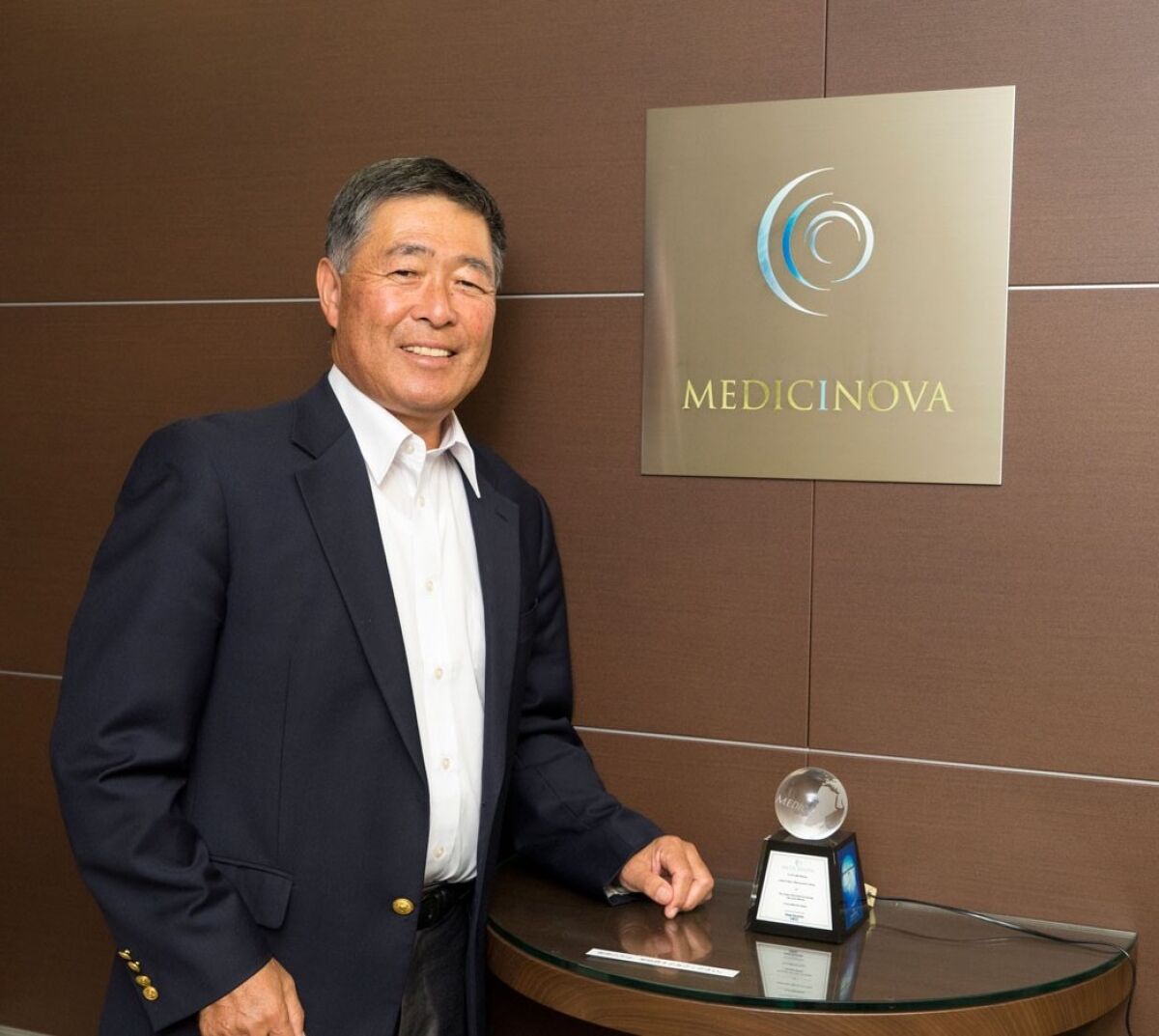 Yuichi Iwaki is the founder of biopharmaceutical company MediciNova in La Jolla.