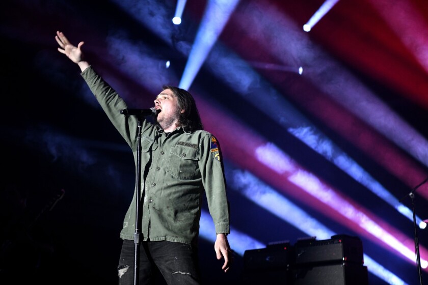 Gerard Way of My Chemical Romance performs Dec. 20 at the Shrine Expo Hall.