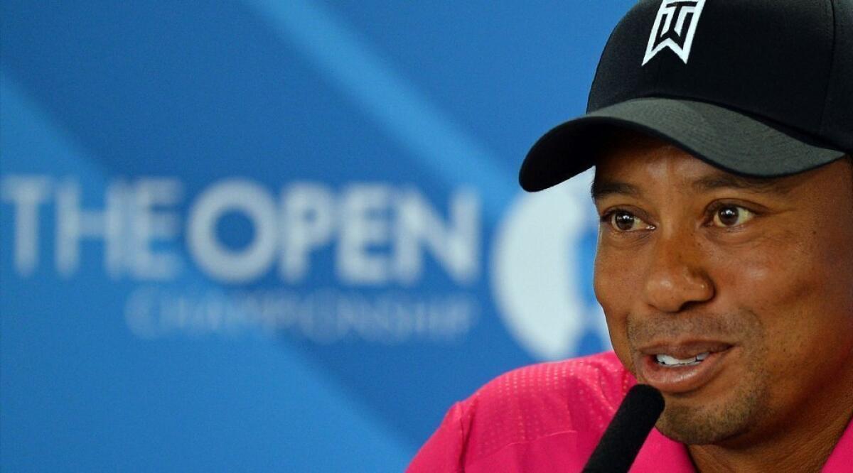 Tiger Woods says he's ready for the British Open.