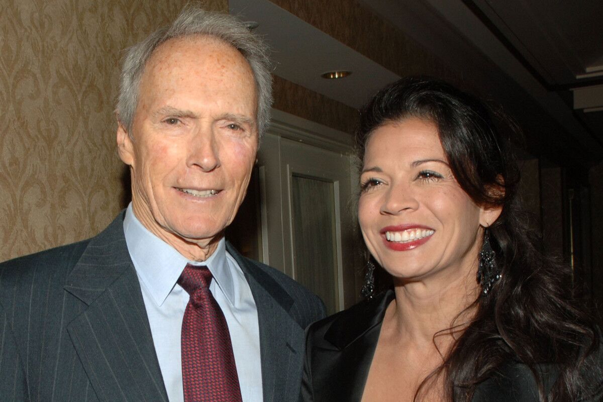 Clint and Dina Eastwood together in 2007. Dina filed for divorce Tuesday.