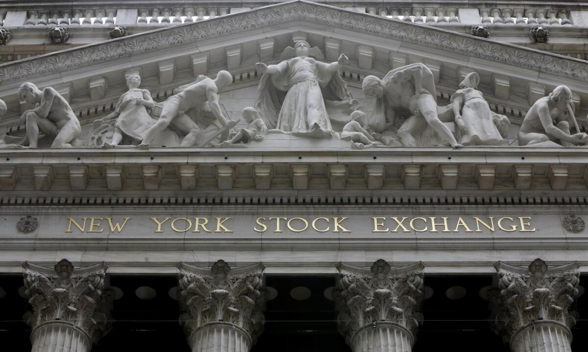 Exterior of the New York Stock Exchange