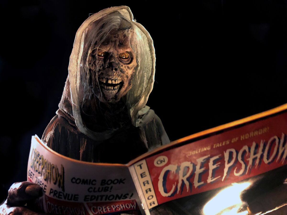Shudder's horror anthology series "Creepshow" piles on the camp, drawing inspiration from ’50s horror comics and the 1982 Stephen King-written film of the same name.