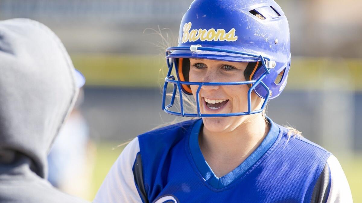 Delaney Sheppard led Fountain Valley High in batting average (.413), home runs (seven), doubles (11) and RBIs (30).