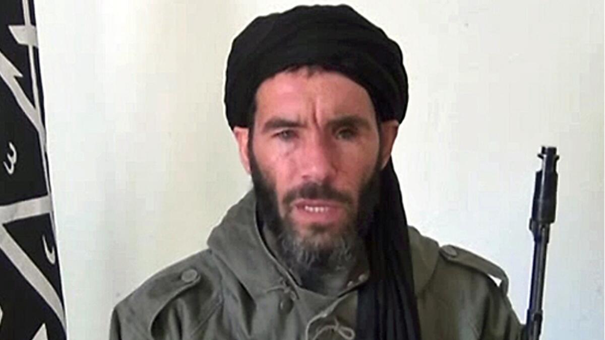 An undated video reportedly shows Mokhtar Belmokhtar.