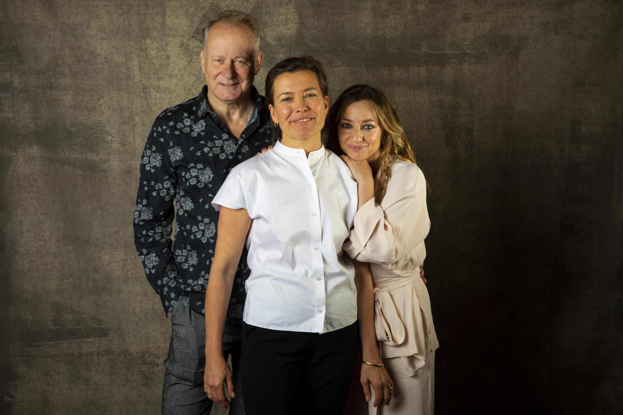 Director Maria Sødahl, center, with cast of "Hope"