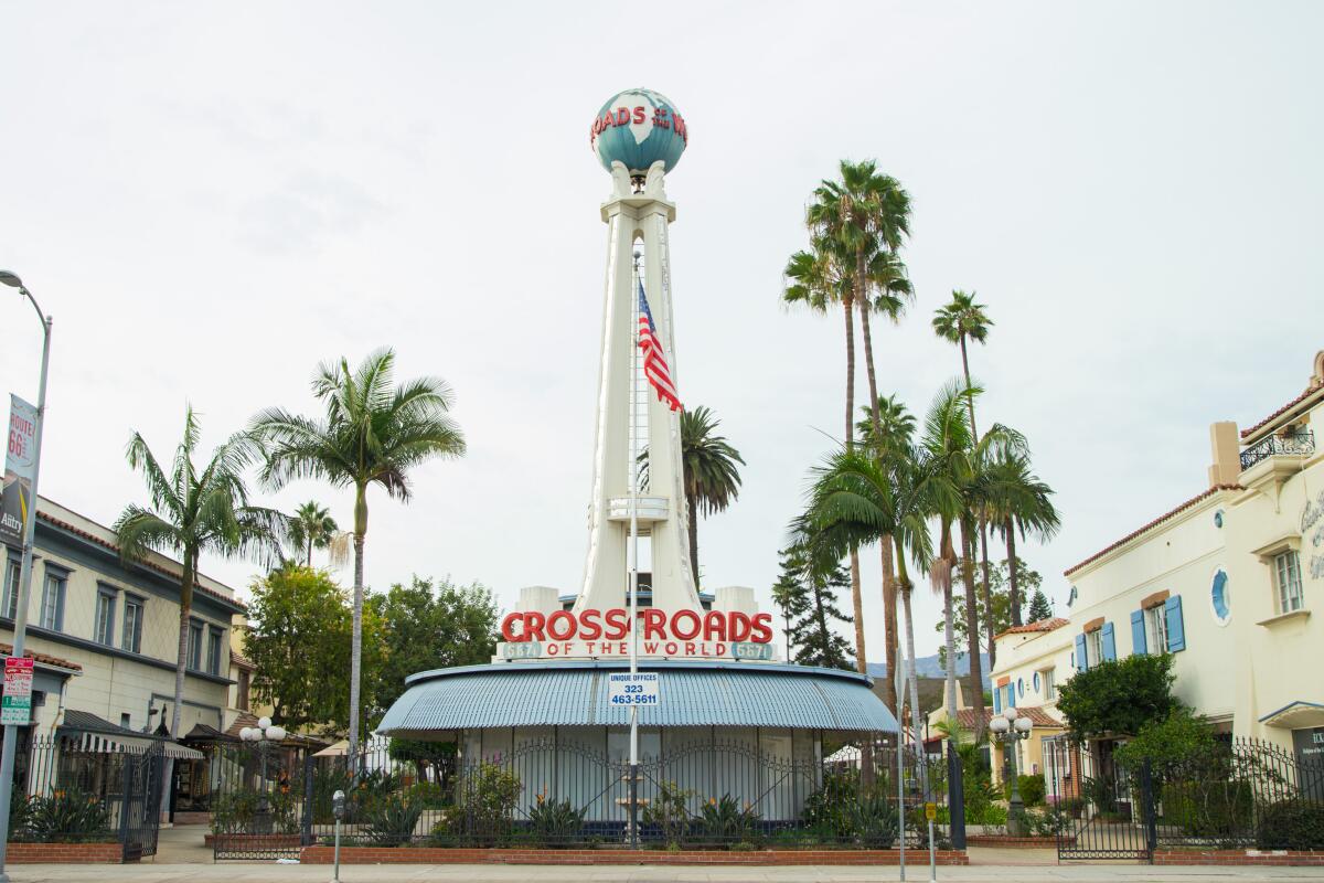 A view of the Crossroads of the World retail and creative office center in Hollywood in 2014