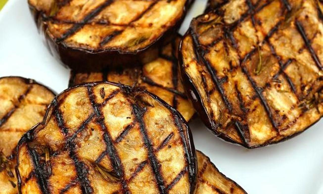 Grilled eggplant