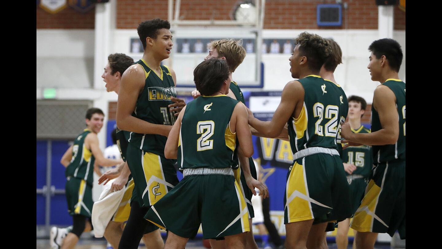 Edison vs. Fountain Valley boys basketball