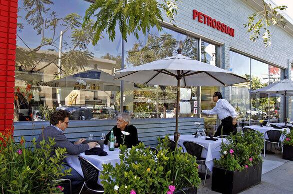 It's in West Hollywood, but Petrossian feels like a restaurant in a swanky quarter of Paris.