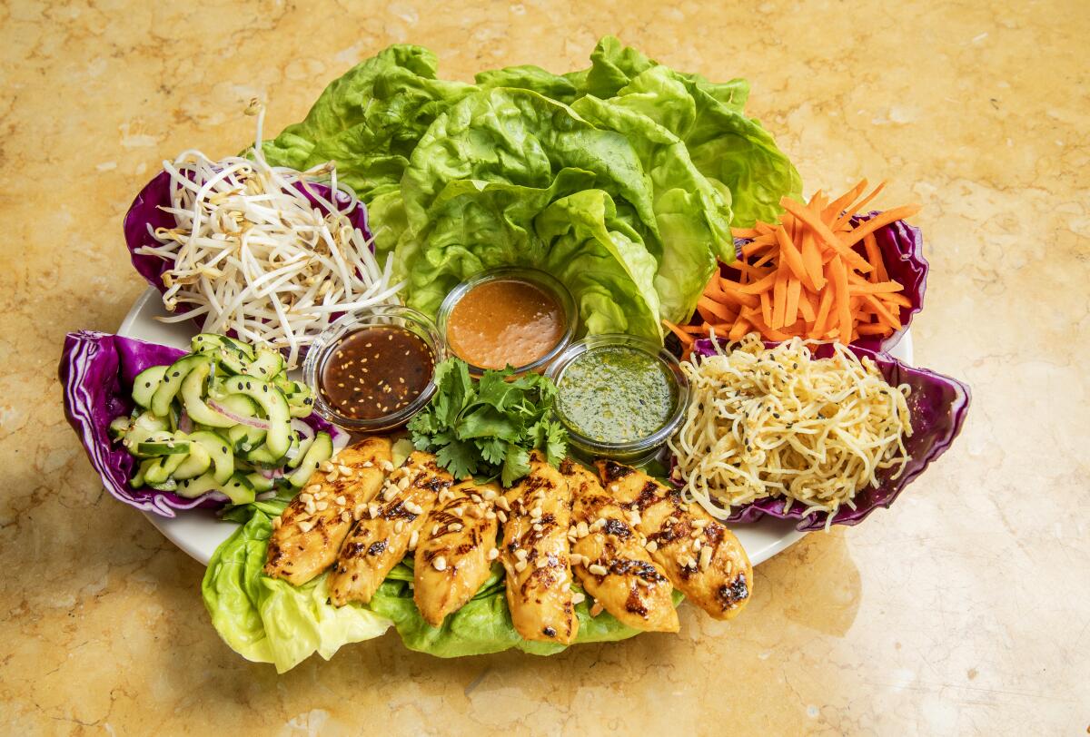 Thai lettuce wraps