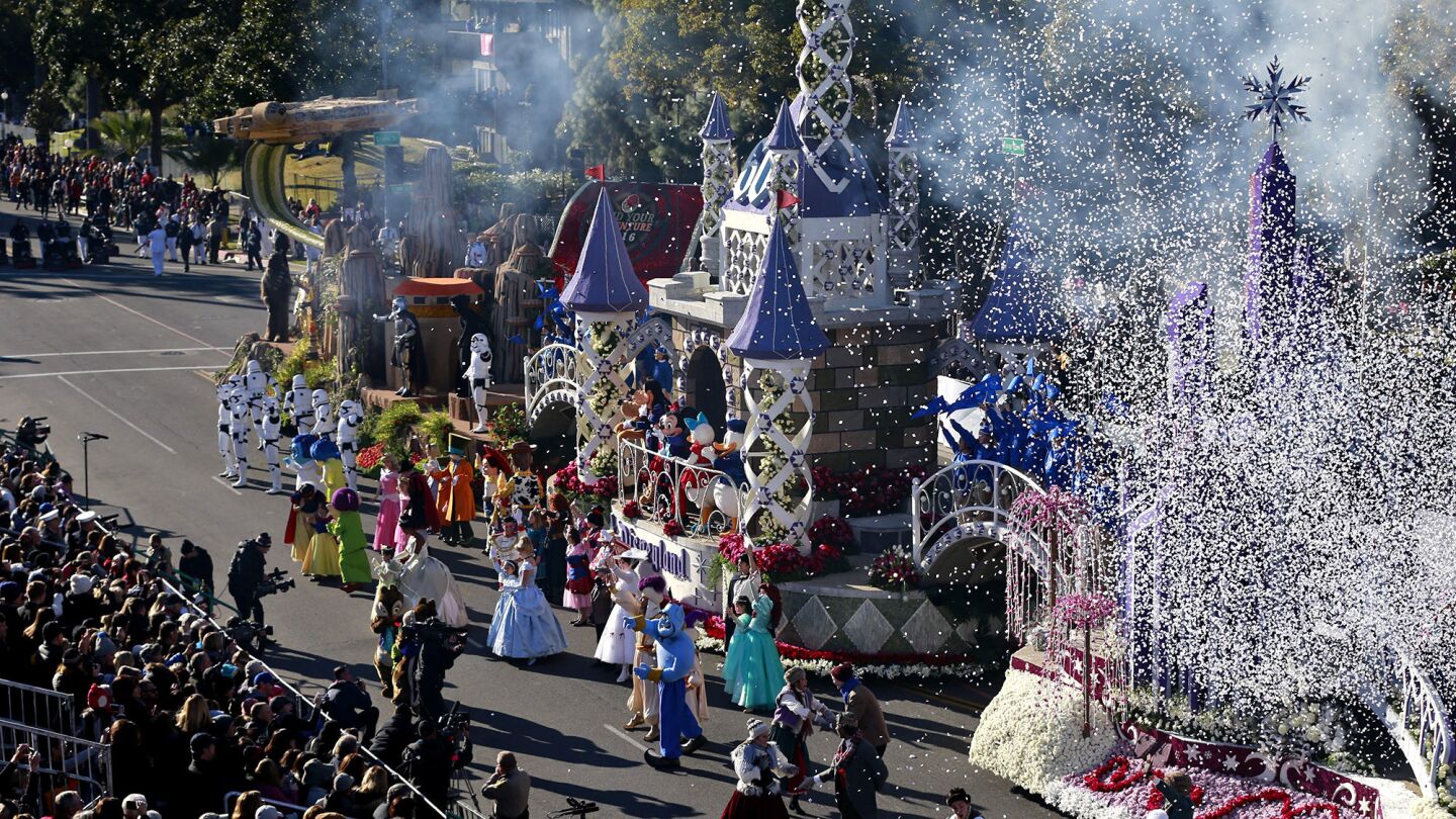 Disneyland Resort's float, "Diamond Celebration."
