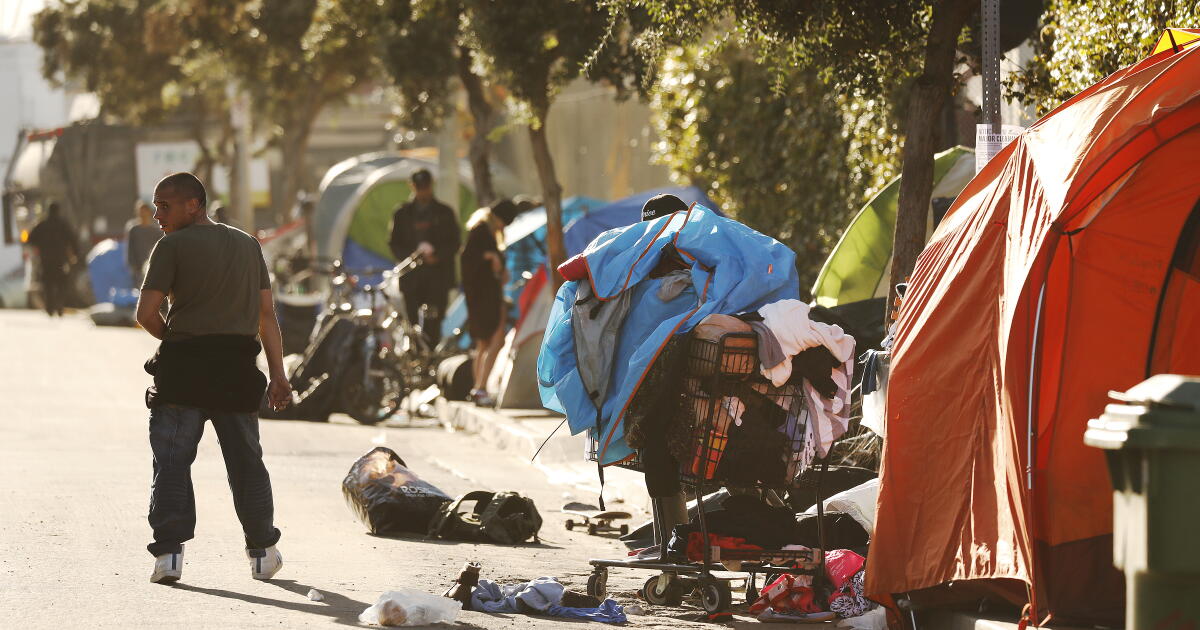 Homeless Caravan Homeless camping at beaches and parks? It's a nonstarter - Los Angeles ...