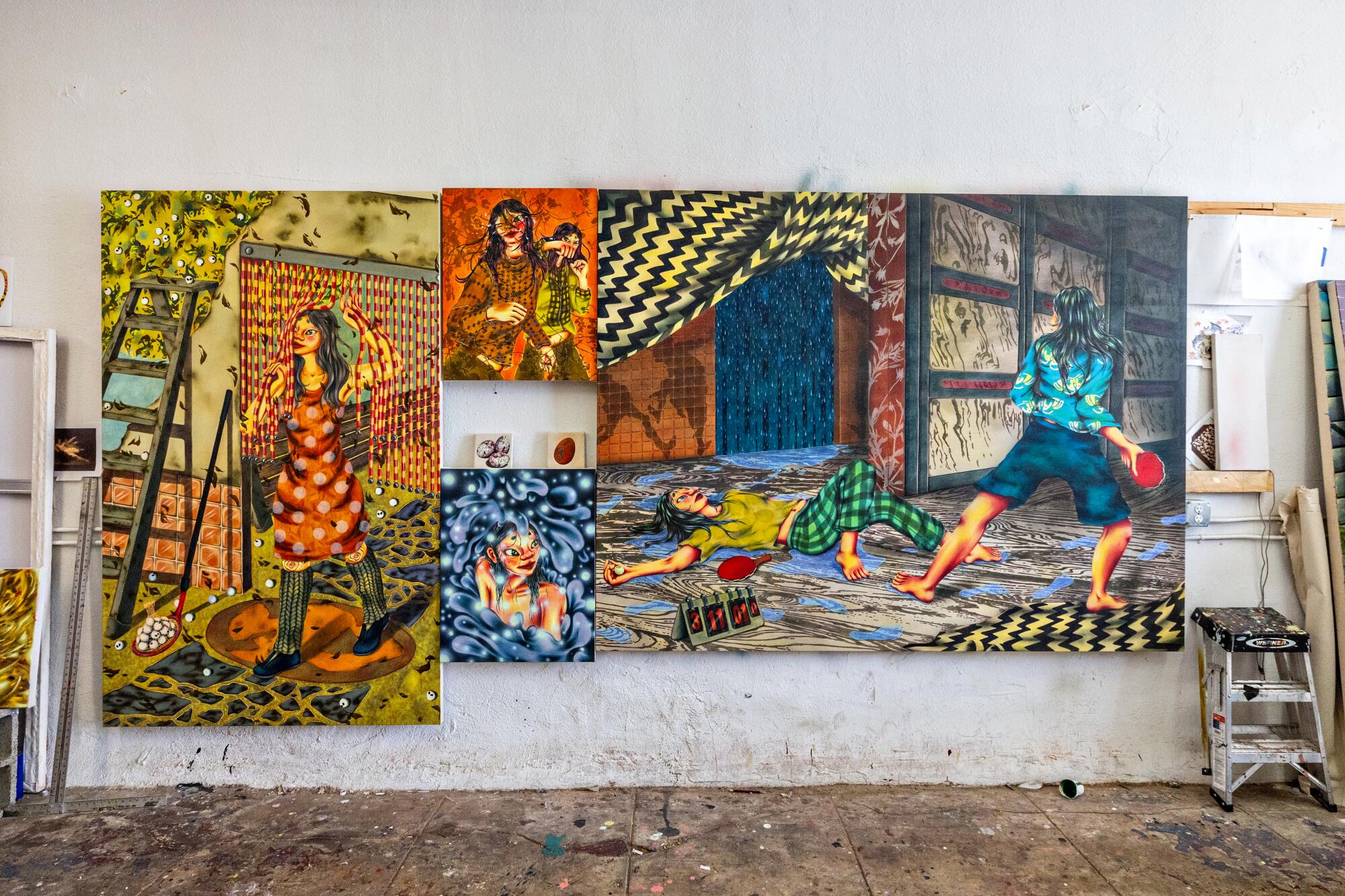 Zoé Blue M. paintings