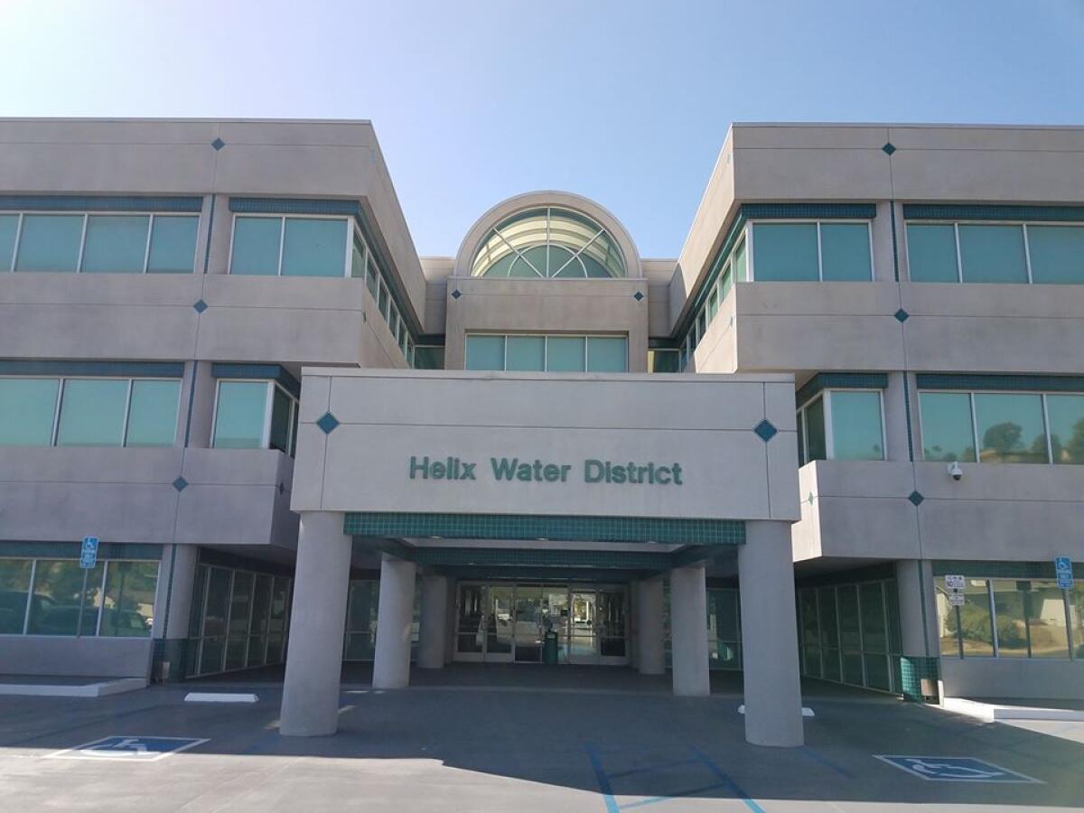 Helix Water District wins $10.3 million grant from state - The San