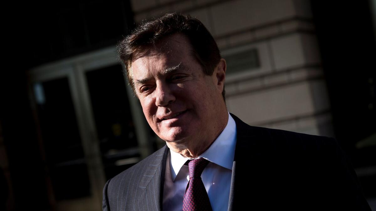 Former Trump campaign manager Paul Manafort.