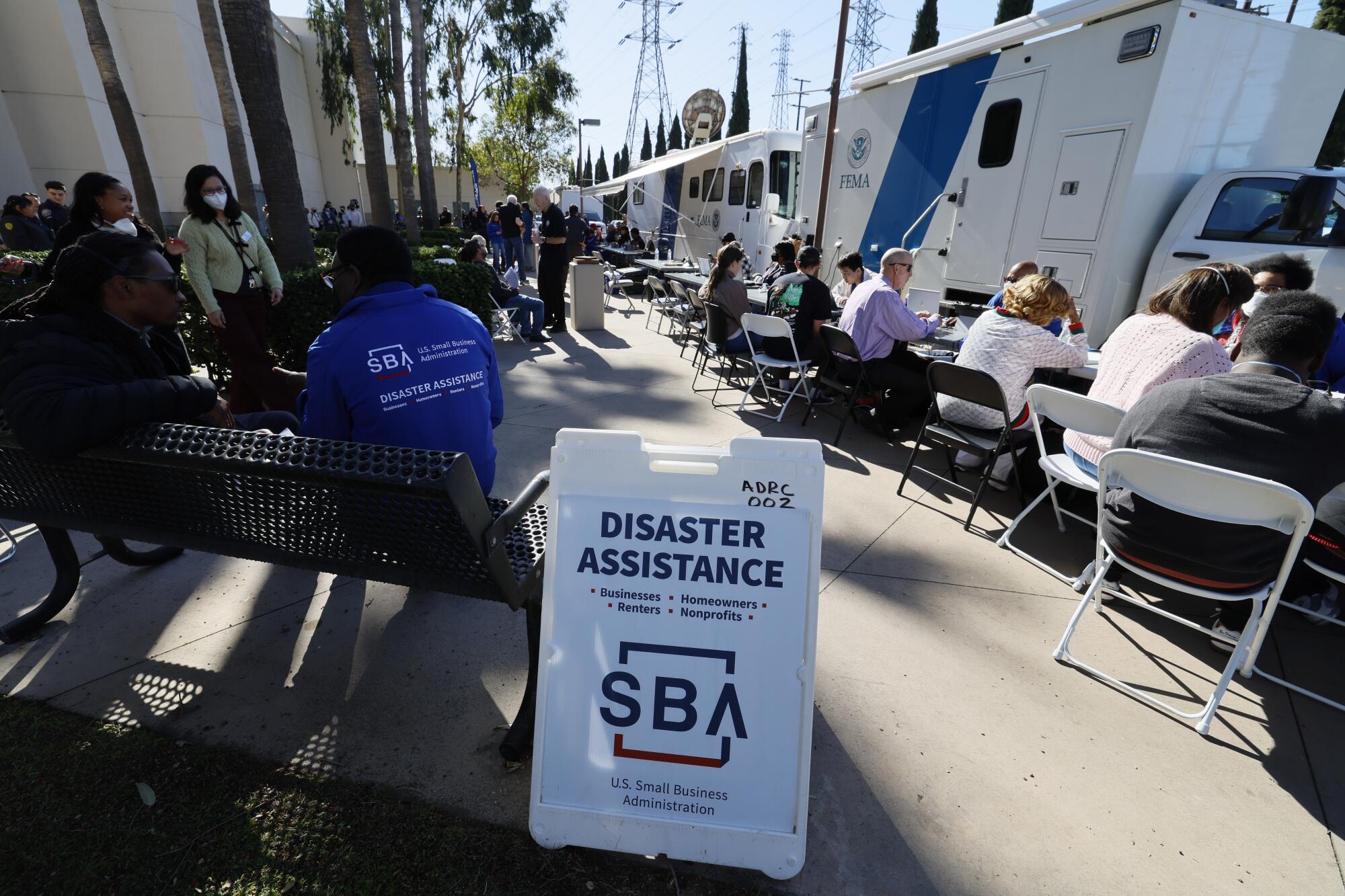 FEMA centers open in Pasadena and West L.A. to assist fire victims