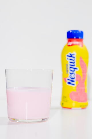 Nestle Nesquick strawberry milk.