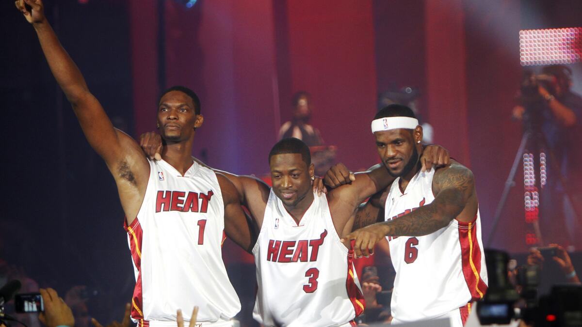 Goin' to Miami LeBron James ends circus, says he's joining Wade