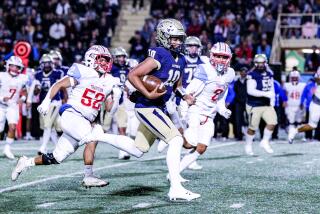 Birmingham quarterback Kingston Tisdell takes off on a scramble. He completed nine of 11 passes for 178 yards