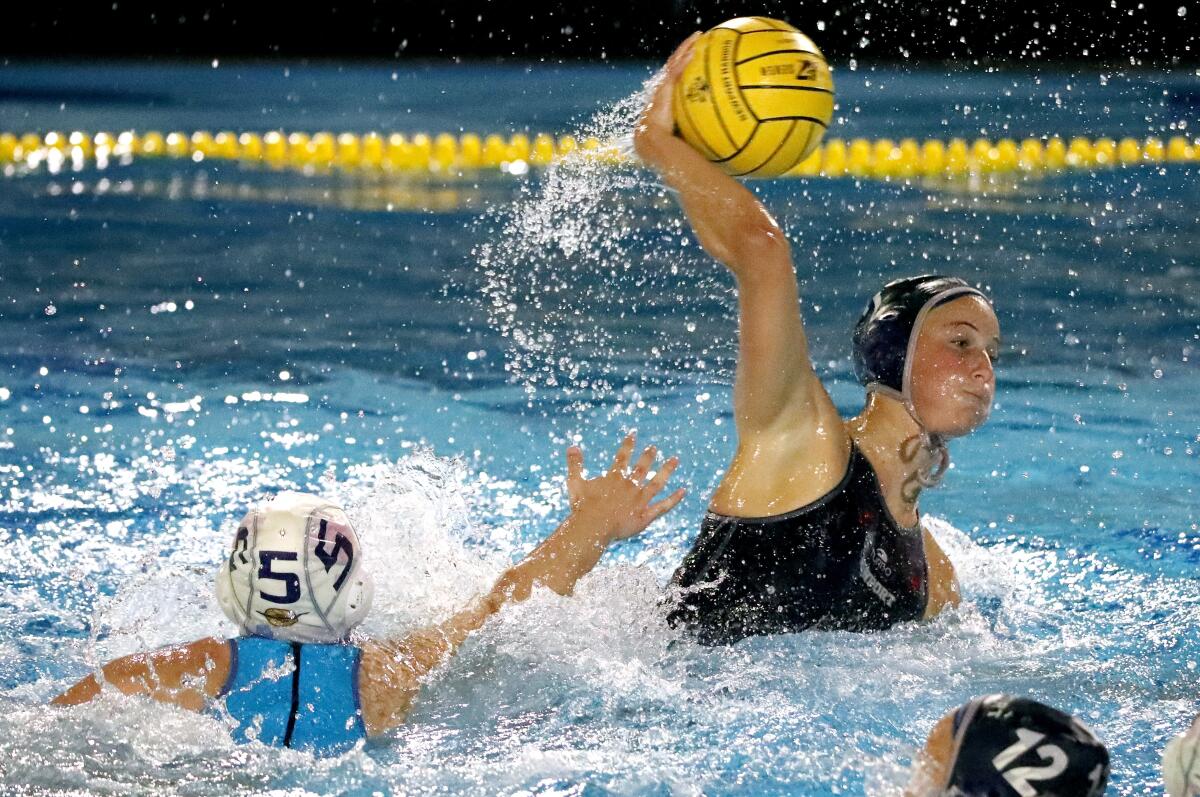 Newport Harbor's Taylor Smith, shown shooting against rival CdM on March 4.
