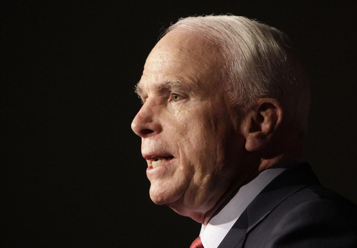 Sen. John McCain (R-Ariz.) on Thursday introduced the Television Consumer Freedom Act of 2013.